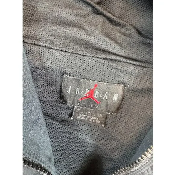 VTG Y2K Nike Air Jordan Anorak Windbreaker Jacket Men XL 1/2 Zip Sportswear RARE - Picture 5 of 7